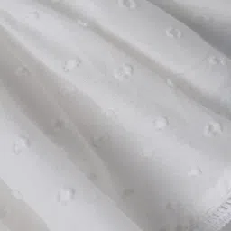 kookie kids india Kookie Kids Cotton Woven Frill Sleeves Bobby Top with Front Adjustable Cord - White image 3