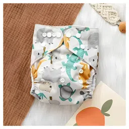 Ortis Free SizeQuick Dry UltraThin Pads Leakage Proof Reusable Cloth Diaper Multicolor Outer Shell only | (No inserts included) (Pack of 2) image 4