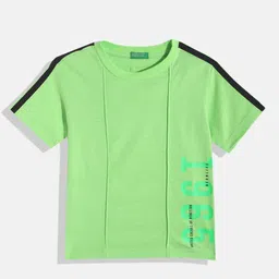 United Colors of Benetton Boys Placement Print Detail T-shirt-picture-43