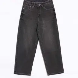 Allen Solly Boys Grey Cotton Solid Jeans-picture-28