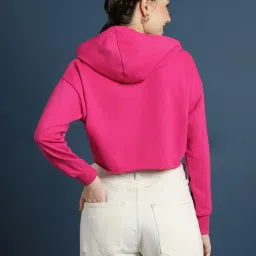 Forever 21 Dark Pink Graphic Print Hoodie image 3