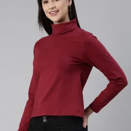 Kryptic Maroon & Teal Cotton Regular Fit T-Shirt (Pack Of 2) image 3