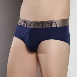 Calvin Klein Navy Regular Fit Briefs image 3