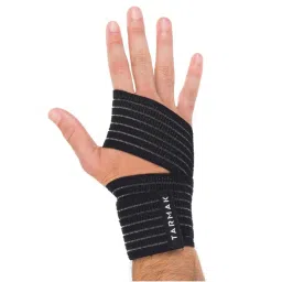 Decathlon 6 cm x 0.9 m Reusable Support Strap - Black image 3