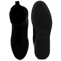 London Rag Women's Black Chelsea Boots image 3