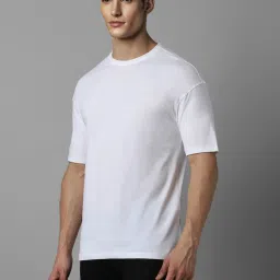Louis Philippe Jeans White Cotton Regular Fit T-Shirt image 3
