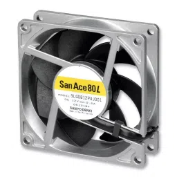 SANYO DENKI FAN, 80X80X25MM, 24VDC, 54.3CFM, 43DBA, 9LG0824P4G001-picture-20