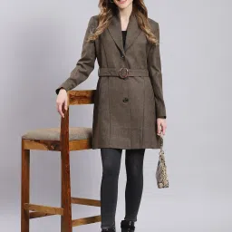 Monte Carlo Brown Textured Coat image 3