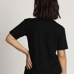 IVOC Women Typography Printed Applique T-shirt image 3