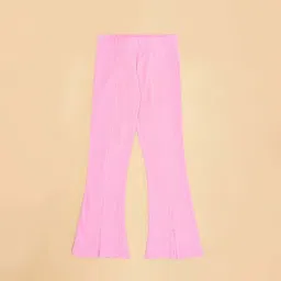 Pantaloons Junior Prism Pink Regular Fit Trousers image 3