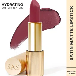Ras Luxury Oils Lumiere Satin Matte Lipstick with Botanical Oils Twilight Truffle - 4.2 gm image 2