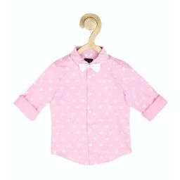 Allen Solly Junior Pink Cotton Printed Full Sleeves Shirt-picture-16