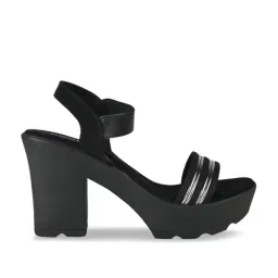 Rocia by Regal Women's Black Ankle Strap Sandals-picture-37