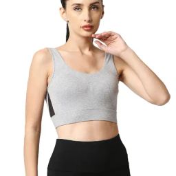 Soie Grey Melange Sports Bra-picture-41