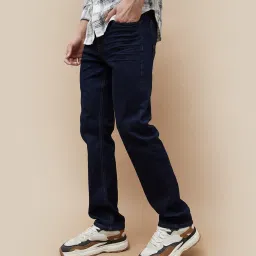 Fame Forever By Lifestyle Dark Blue Slim Fit Jeans image 3