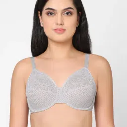 Wacoal Grey Self Design Full Coverage Bra-picture-24