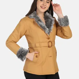 BUYNEWTREND Yellow Regular Fit Jacket image 3