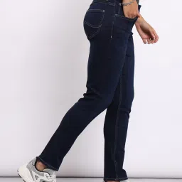 Lee Dark Indigo Slim Fit High Rise Jeans image 3