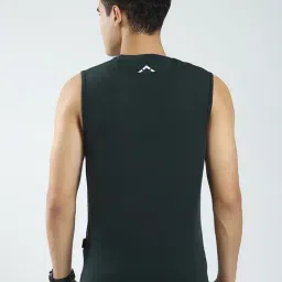 Rock.It Teal Green Slim Fit Tank Tee image 2