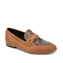 Carlo Romano Women's Brown Casual Loafers image 3