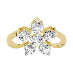 Sparkles Lab Grown Diamond 14k (585) Yellow Gold Ring for Women-picture-30