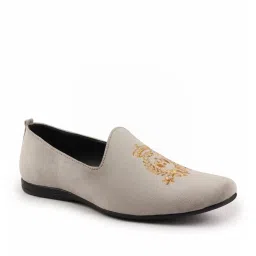 Fausto Men's Grey Casual Loafers image 3