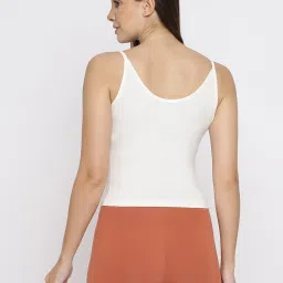 La Intimo Cream, Cream, Black Timeless Style Camisole (Pack of 3) image 3