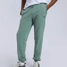 Puma Green Moon Cotton Regular Fit Joggers image 3