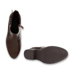 Ginger by Lifestyle Women's Brown Casual Booties image 3