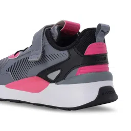 Puma Kids RS 3.0 Synth Pop Tile Grey & Black Casual Sneakers image 3