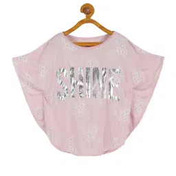 Plum Tree Kids Pink & Navy Printed Poncho T-Shirt (Pack Of 2) image 3