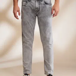 Being Human Grey Regular Fit Jeans-image-28