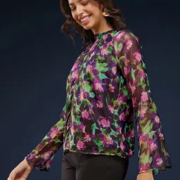Fablestreet Multicolor Floral Print Top image 3