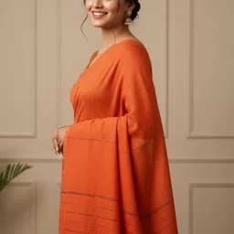 Brynbrit Pure Cotton Khadi Saree image 5