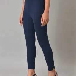 Aurelia Blue Plain Leggings image 3