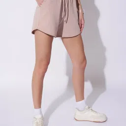 Ajile By Pantaloons Beige Mid Rise Shorts image 3