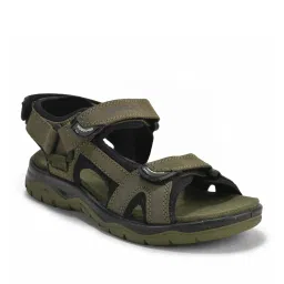 Woodland Men's Olive Floater Sandals image 3