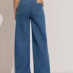 Dolce Crudo Blue Flared Fit Jeans image 2