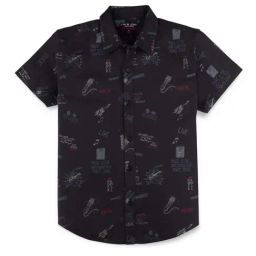 Gini & Jony Kids Black Printed Shirt-picture-7