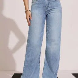 Dolce Crudo Blue Flared Fit Jeans-picture-14