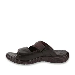 MediFeet Men's Stout Brown Toe Ring Sandals image 3