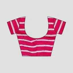 Moda Rapido Pure Cotton Handloom Ikat Saree image 4