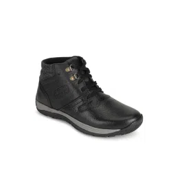 Allen cooper Men's Black Casual Boots image 3