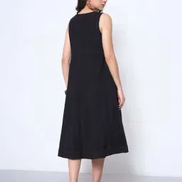 Akkriti By Pantaloons Jet Black Regular Fit Dress image 2