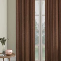 Hosta Homes Coffee Polyester 9 ft Blackout Long Door Curtain-picture-43