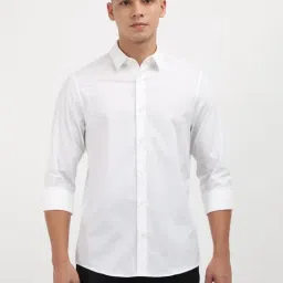 Calvin Klein Jeans White Cotton Regular Fit Shirt-picture-25
