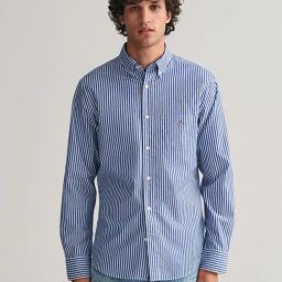 GANT Blue Regular Fit Stripes Shirt-picture-41