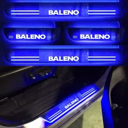 SCA Blue LED Door Sill Plate for Maruti Suzuki Baleno 2015 to 2021 (Set of 4)-picture-24