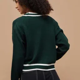 Ginger By Lifestyle Olive Regular Fit Sweatshirt image 2