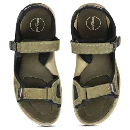 Woodland Men's Olive & Green Floaters image 4